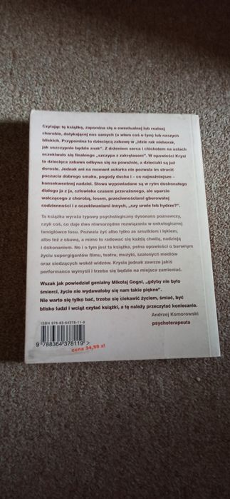Jeszcze wczoraj mialam raka - Krystyna Gucewicz- dodaje otuchy w walce