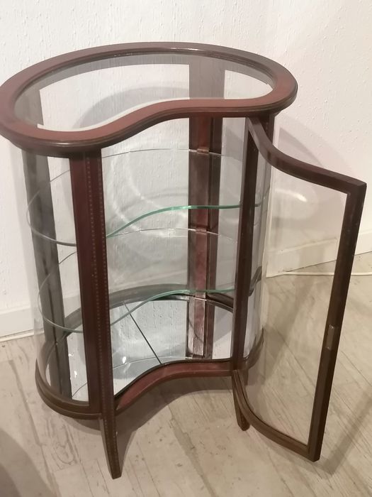 Par Mesas rim, Vitrines (Mesinhas Cristaleiras apoio cabeceira) Inglês