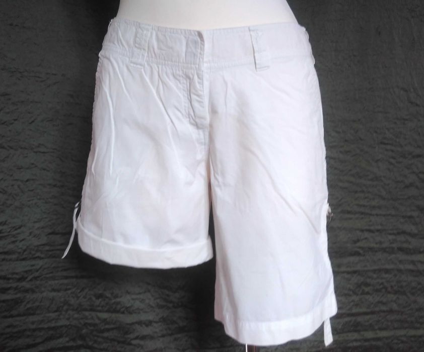 Spodenki białe Damskie r. 38 H&M bawełna 100% NOWE