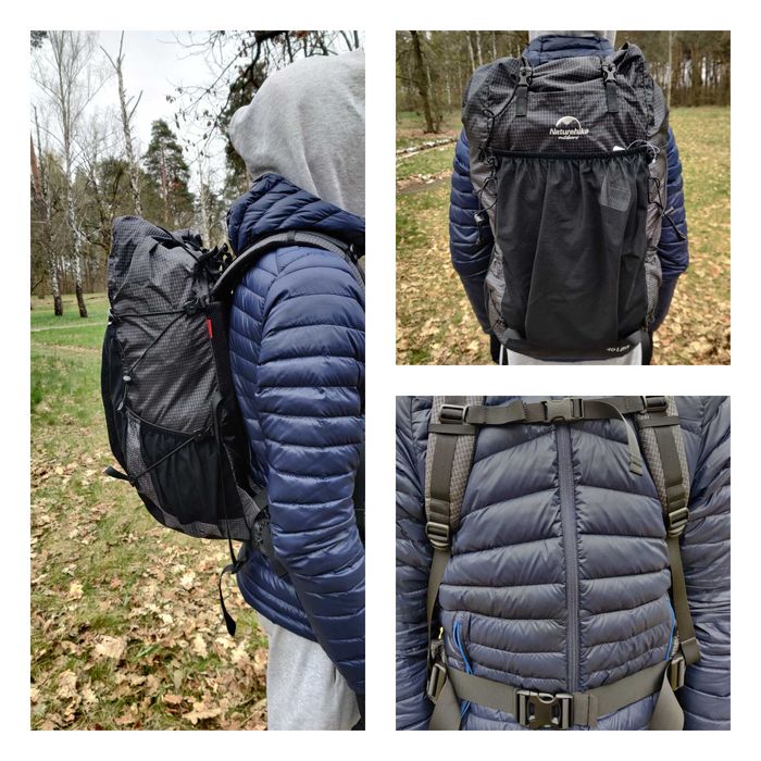 Рюкзак туристичний Naturehike Rock 40 60л, Helium 30л