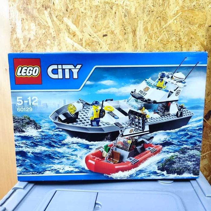 Lego City 60129 Barco de Patrulha da Polícia 200 peças 2016 Selado