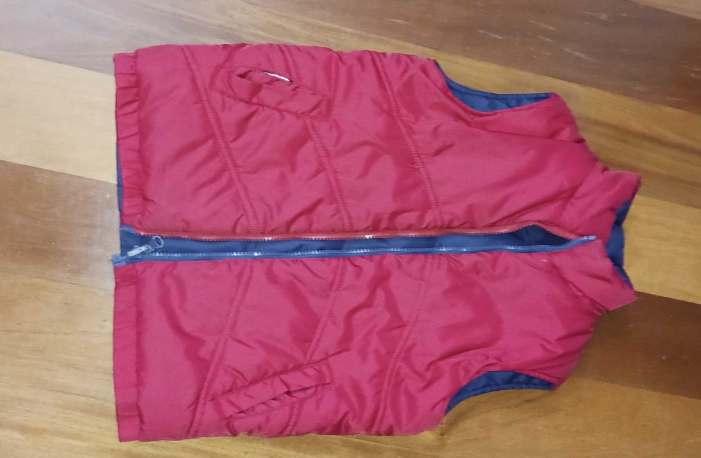 Colete reversível para criança - 6 anos