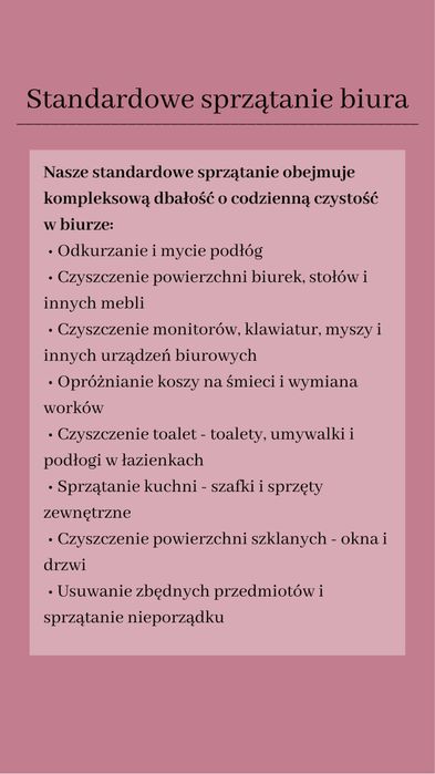 Profesjonalne sprzątanie apartamentów, biur i lokali usługowych w Trójmieście