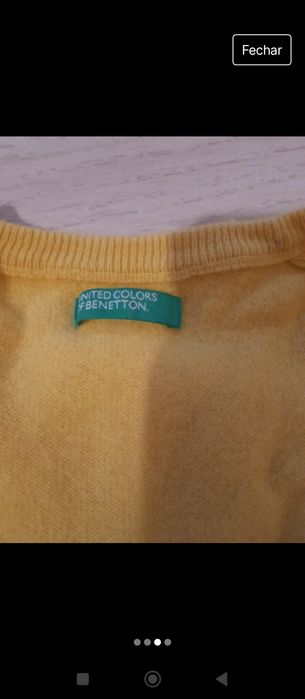 Camisola Benetton Tamanho S