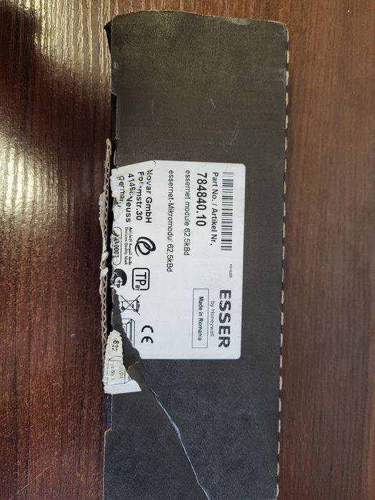Esser - moduł sieci essernet 62,5kBd , czujki, moduły