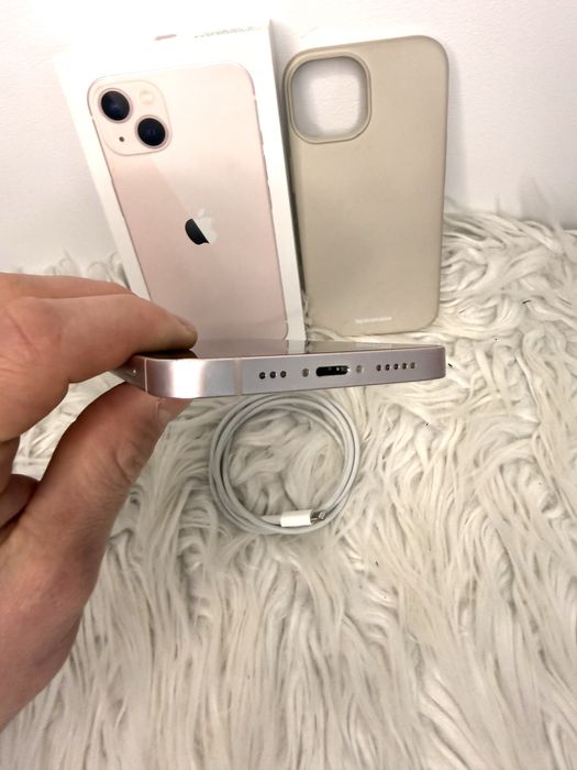 Iphone 13 Pink Idealny Stan 84% baterii etui gratis