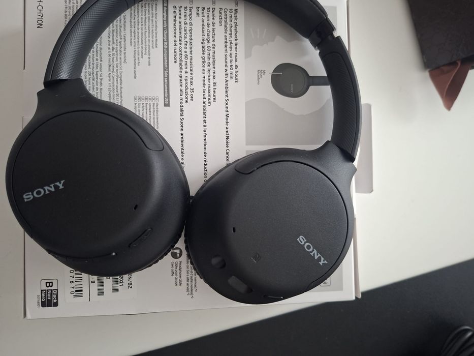 Auscultadores Noise Cancelling Bluetooth Sony WH-CH710N