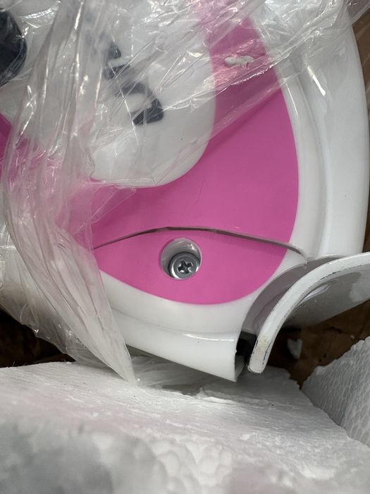 Rower treningowy mechaniczny pionowy Ultrasport F-Bike różowy