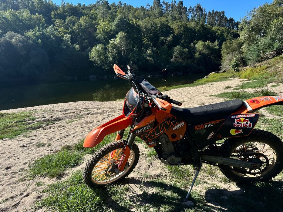 Ktm exc 450 , ano 2007