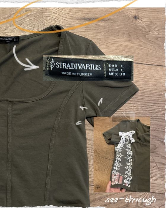 koszulka ciemnozielona oryginalna