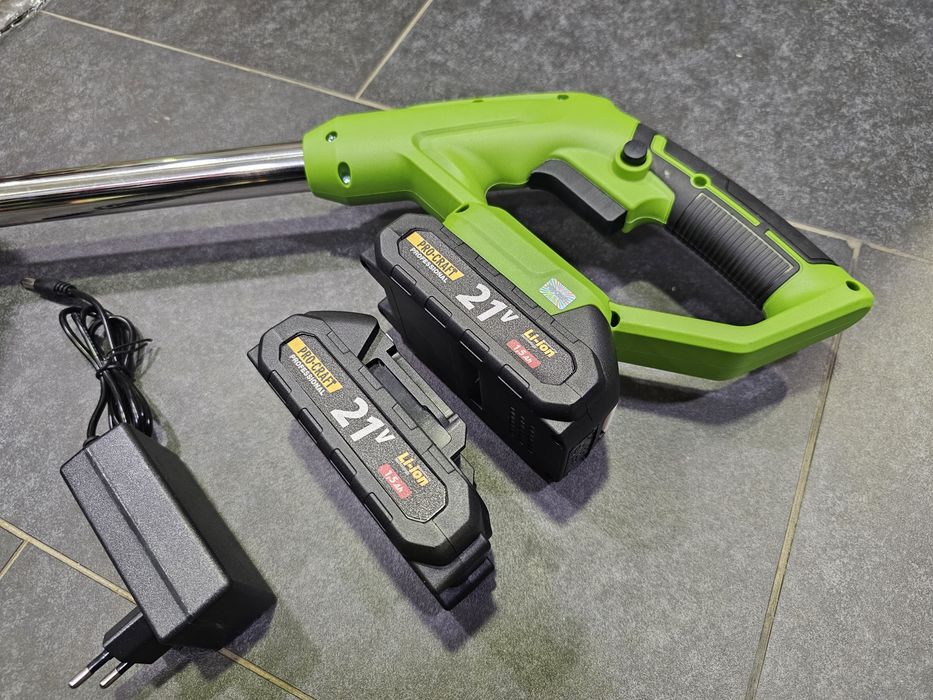 Коса Триммер аккумуляторный ProCraft 2шт Аккум. Диск Нож метал. +5 шт