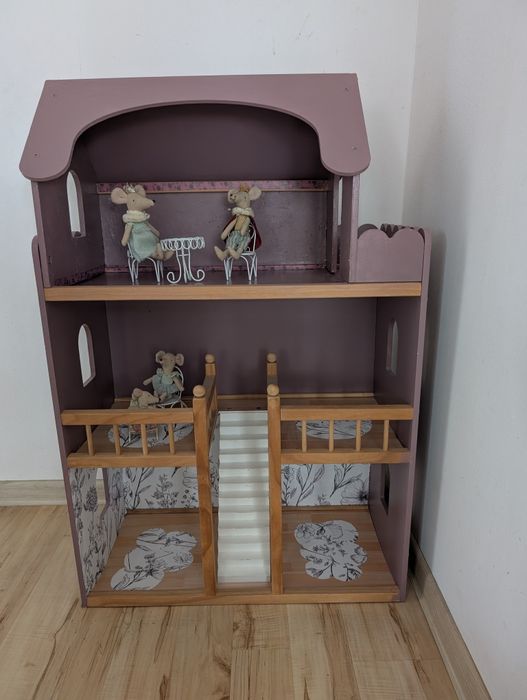Do niedzieli domek dla lalek dla myszek maileg oryginalny pomalowany DIY premium