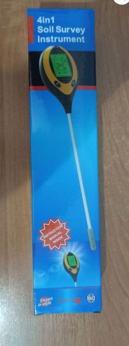Kwasomierz tester pH gleby ziemi miernik ogrodniczy 4 w 1