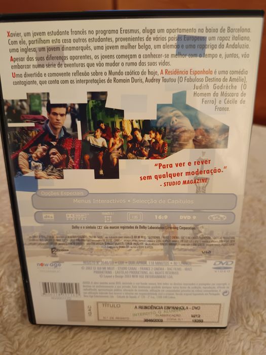 DVD a residência espanhola