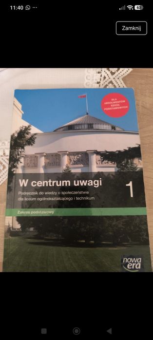 Podręcznik w centrum uwagi 1