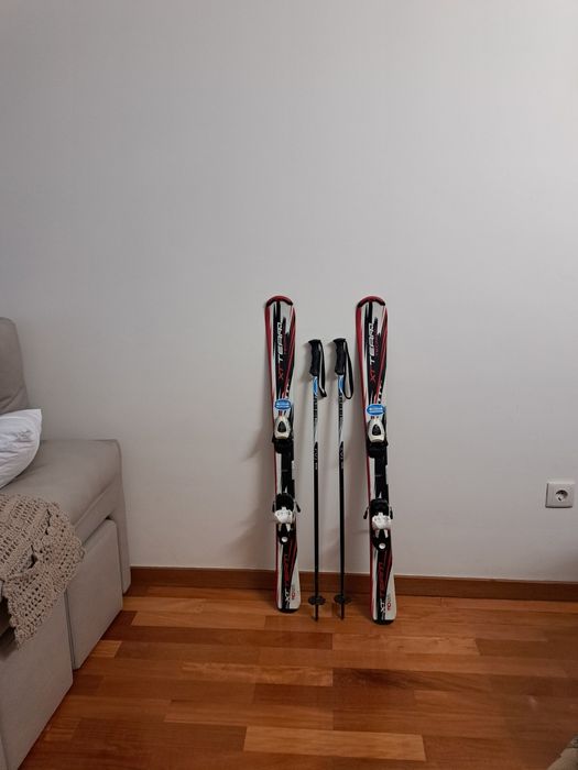 Esquis Criança/Júnior Tecnopro XT Team 110cm + Bastões Sabel