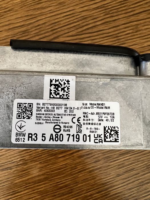 Wzmacniacz RAM BMW G01 G02 G30 G32 G31 G20 G22