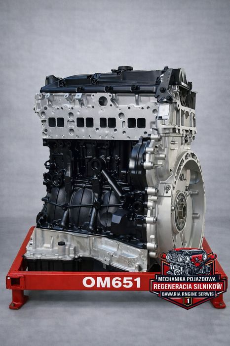 Silnik Mercedes OM651 2.2 CDI regenerowany nowy wal gwarancja montaz