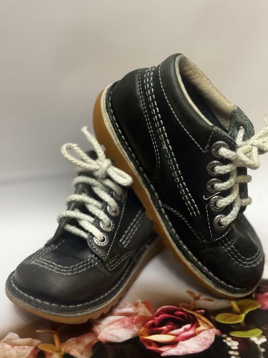 Шкіряні чоботи весняні/осінні KicKers