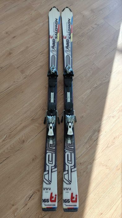 Narty SALOMON i buty narciarskie LANGE