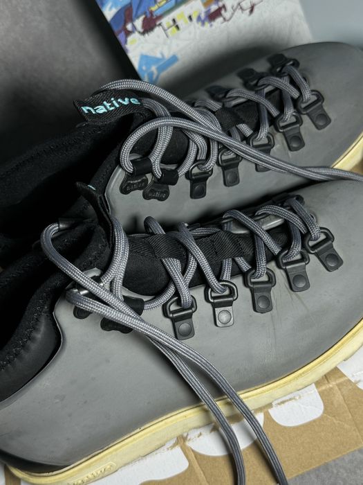 Черевики Native Fitzsimmons сірі на флісі