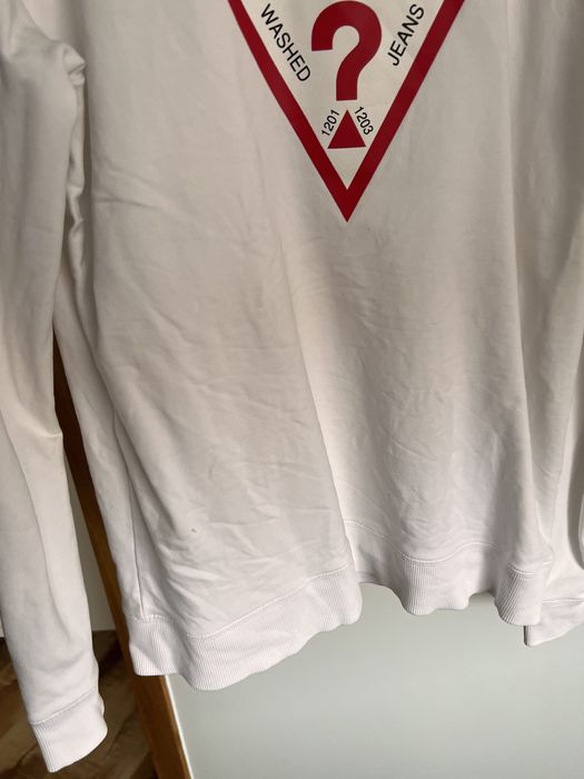 Biala meska bluza guess L