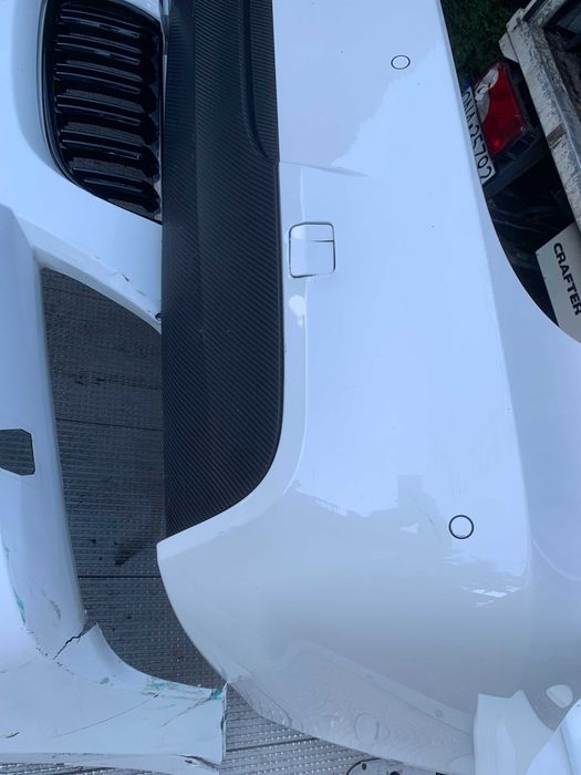 Bmw 3 e90 zderzak przód tył progi m pakiet komplet alpinweiss 300/0