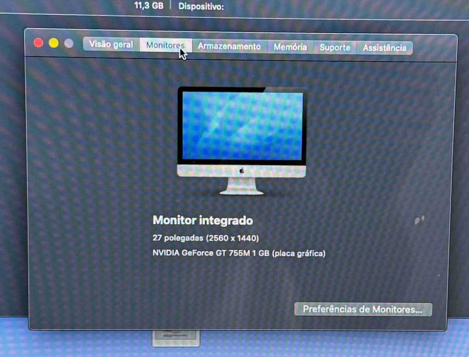 iMac 27" (Late 2013) IMPECÁVEL | 16GB RAM | 3TB Fusion Drive | Caixa e Fatura