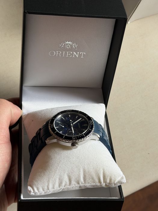 Zegarek Orient Chronograph Diver, duży 40/47mm, jak nowy,  pudelko