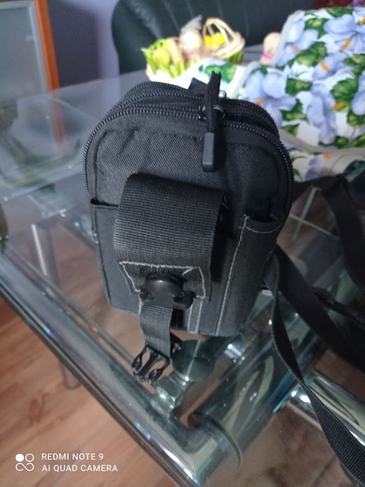 Saszetka militarna męsko damska Czarna.