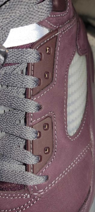 Nike air jordan 5 retro, burgundy