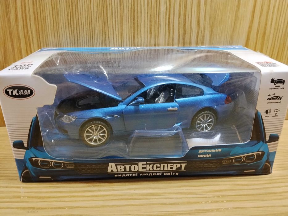 Модель BMW M6 Coupe 1:32 Автоэксперт Металл свет звук инерция Беха БМВ