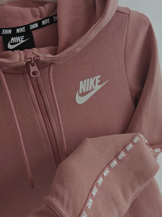 Nike bluza sportowa damska logowana bawełniana rozpinana XS/S