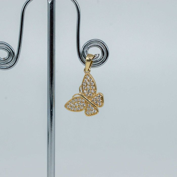 złota zawieszka 585 1,62gram motyl NOWA WYSYŁKA GRATIS