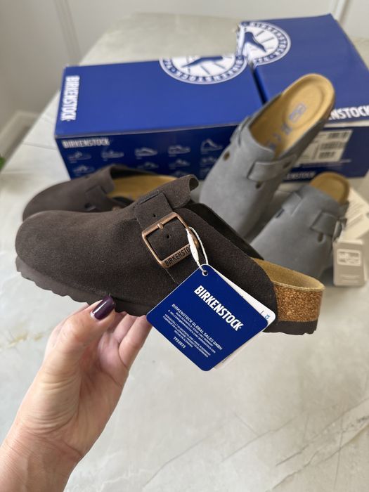 Шльопанці Birkenstock Boston клоги шлепанцы