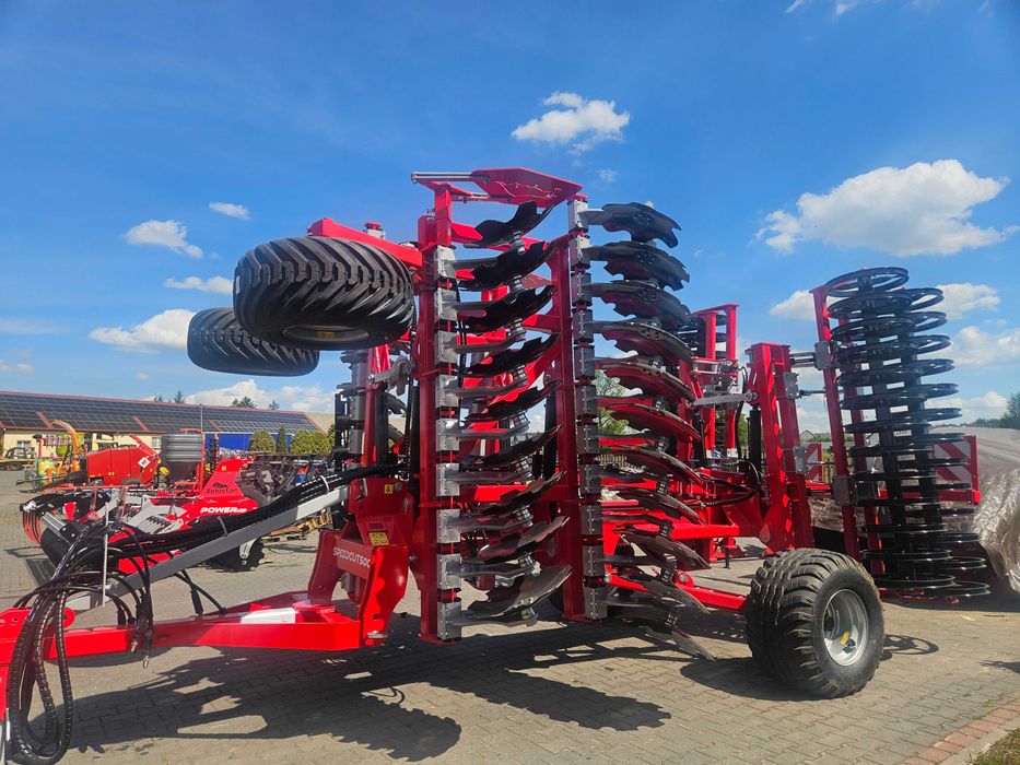 Brona talerzowa hydrauliczna 4 m na wózku,Zabiel, dostawa,model 2026
