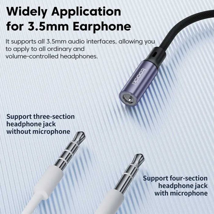 Adapter Przejściówka USB-C do Gniazda Jack 3,5mm Kabel do Tel. Toocki