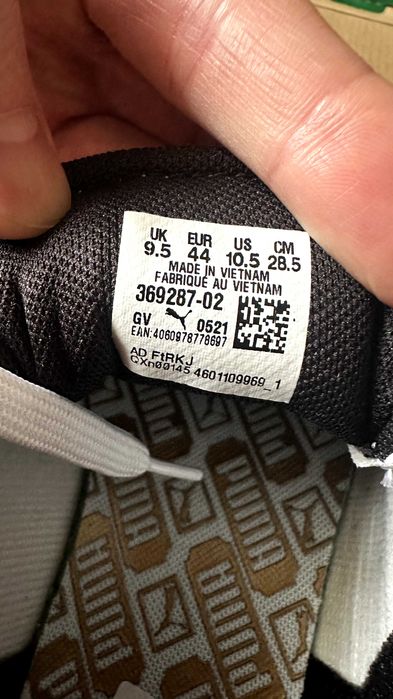 Кроссовки Puma Court Star белые кожаные 44 размер