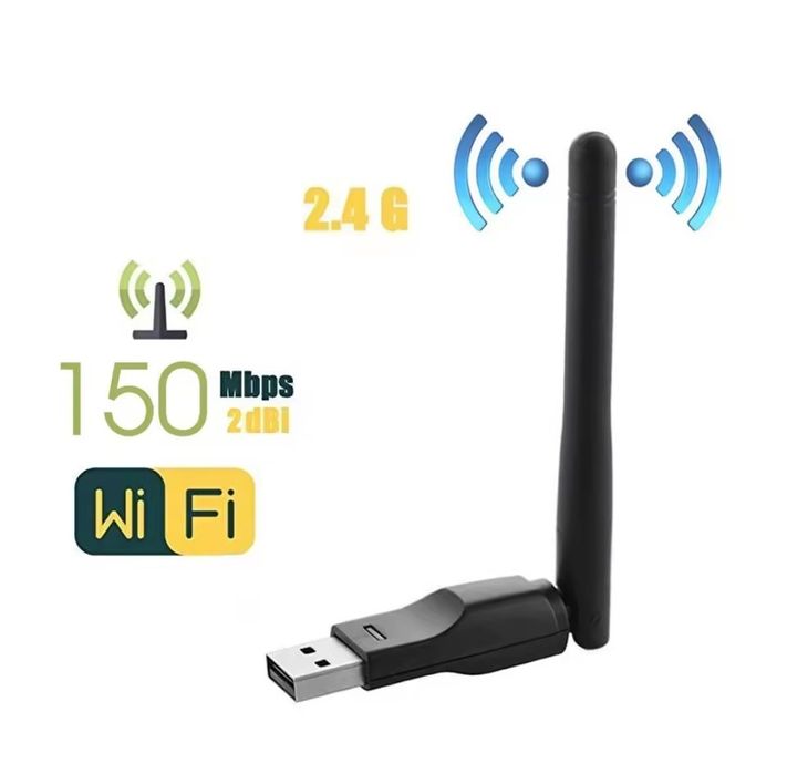 Wi-fi антена USB для компьютера ноутбука новая