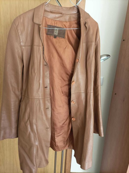 Blusão Comprido 100% PELE