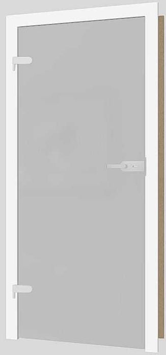 DRE Drzwi Szklane Galla P80  z ościeżnicą stałą