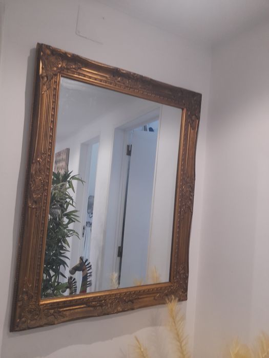 Espelho dourado 84x65