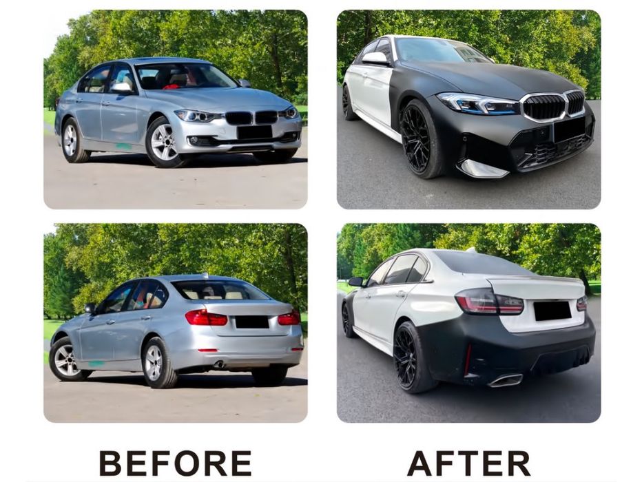 BMW 3 F30 Комплект рестайлінгу (в G20 2023, M-Tech)Комплект рестайлинг