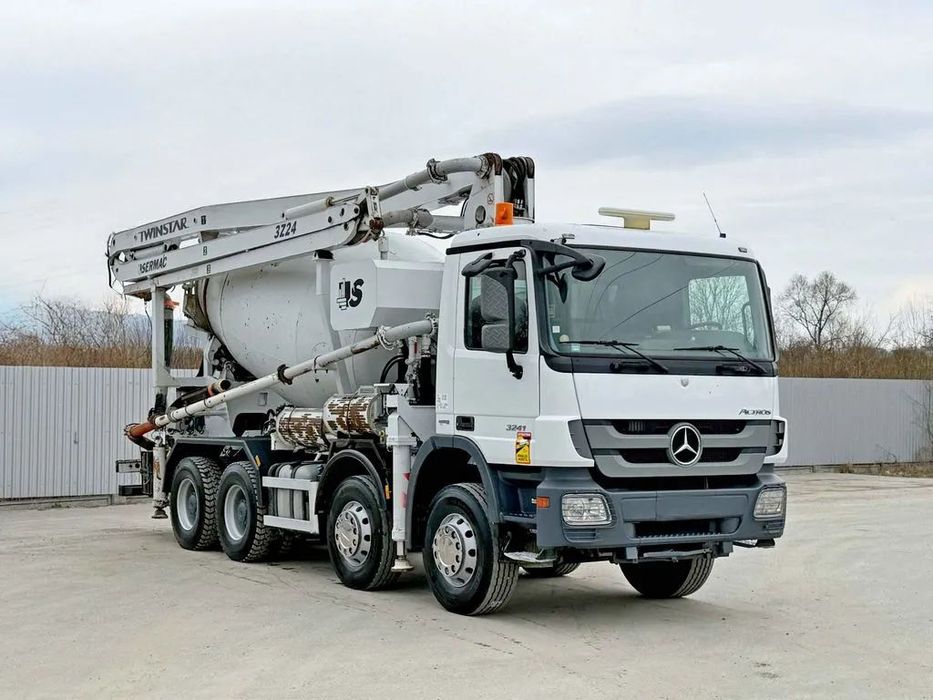 Mercedes-Benz ACTROS 3241 * POMPOGRUSZKA 24 m / 8x4