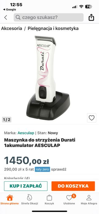 Maszynka do strzyżenia psów Aesculap groomer