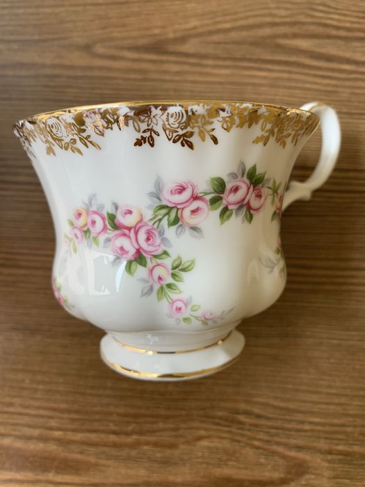 Royal Albert  Dimity Rose блюдце і десертна тарілка