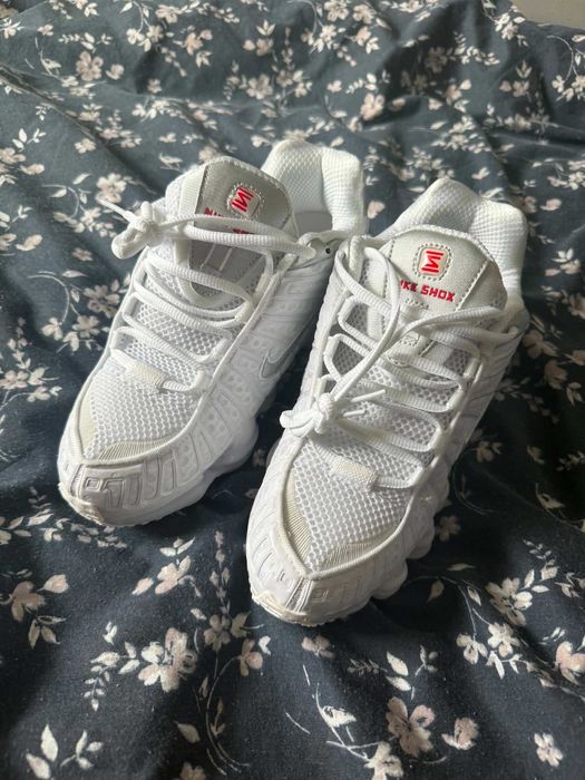 buty shox białe