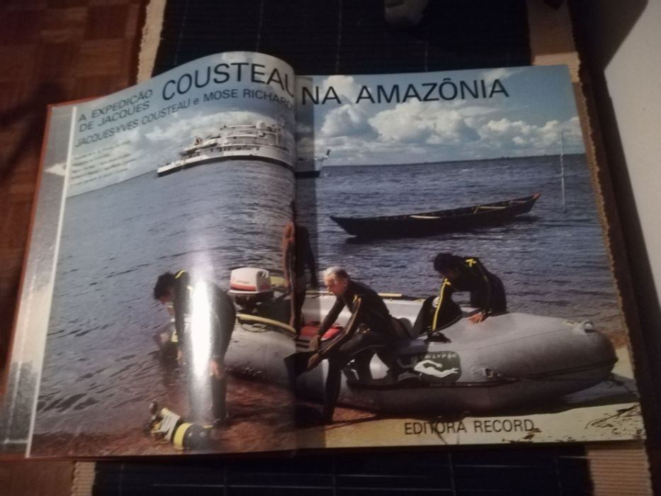 Livro " Cousteau na Amazónia"