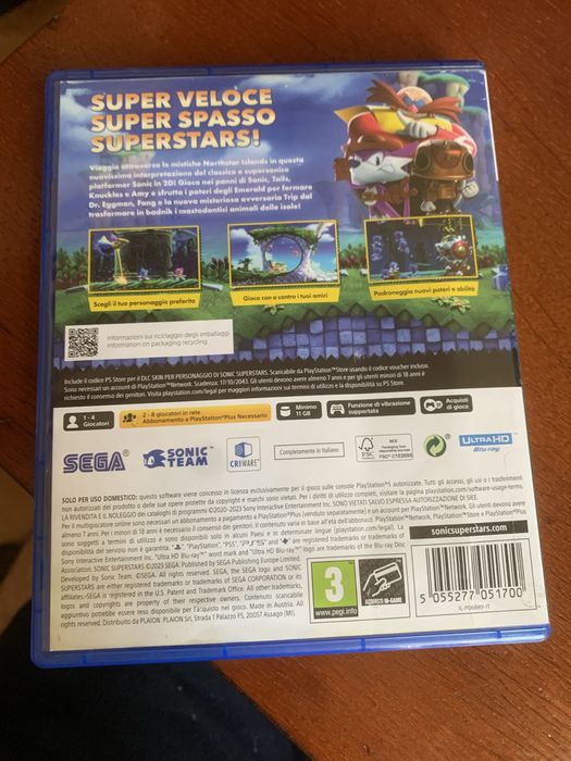 Sonic supertars Playstation 5