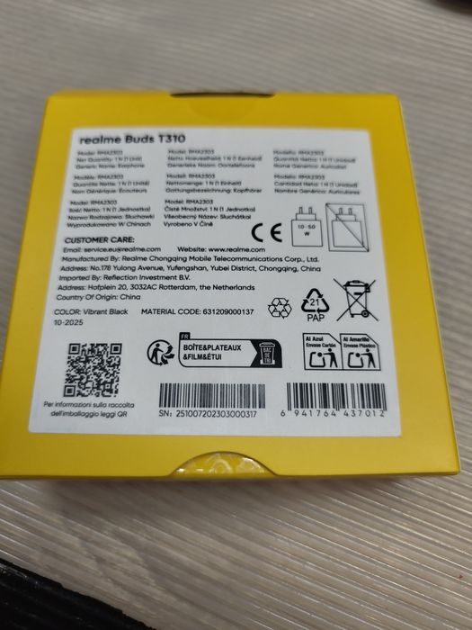 Nowe słuchawki Realme t310 Wrocław